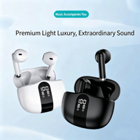 Le plus récent casque ANC S56 véritables écouteurs sans fil annulation active du bruit LED affichage de l'alimentation écouteurs IPX5 écouteur