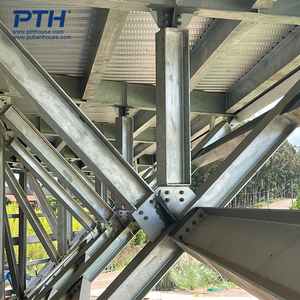 For Industrial Customized Steel Structure Warehouse H-Type Column Corrugated Roof 2-Year Warranty-Workshop Shed Prefab House - Product Image 5