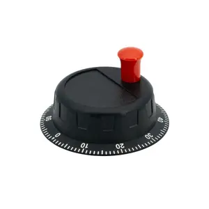 Botão de discagem de plástico para máquina CNC, botão potenciômetro de 58 mm, ideal para uso manual, botão mpg, ideal para uso em equipamentos de controle automático