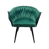 Chaise de salle à manger rembourrée pour la maison et les restaurants, tissu personnalisé, vente en gros, style nordique, pour salon et salle à manger