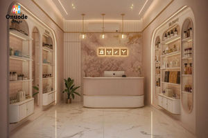 Kiosque à parfums et cosmétiques LED personnalisé, durable et de haute qualité |   Vitrines écologiques pour îlots de vente au détail |   Ventes tout-en-un - Product Image 5