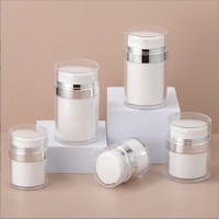 Logo douanier 15g 30g 50g 80g 100g presse type bouteille de crème sous vide voyage portable pot sans air bouteille de crème pour le visage