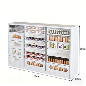 Exhibidor de Esmaltes de Uñas, Mueble de Almacenamiento para Salón de Uñas, para Esmaltes en Gel y Accesorios de Nail Art - Product Image 3