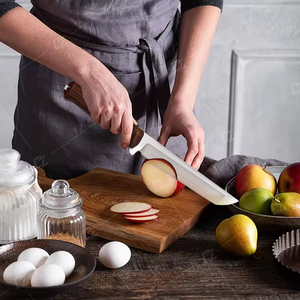 Couteau utilitaire de cuisine à faire soi-même Hunter Butcher Skinning & Paring Lame en acier pour fruits avec manche en bois personnalisable Oem supporté - Product Image 5