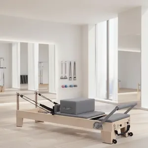 Ensemble de cinq pièces pour lit de Pilates, équipement de fitness et de musculation à <span class=keywords><strong>domicile</strong></span>, couleur de cuir personnalisée - Product Image 3