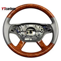 YTcarbon pour S CL CL500 S500 C216 W221 AMG accessoires intérieurs de voiture modifier Style de course personnalisé volant en Fiber de carbone véritable