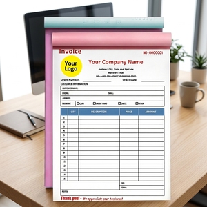 Papel Carbonizado Personalizado a Precio de Fábrica, 8.3x5.5, A4, A5, para Facturas, Recibos de Efectivo, Formularios de Trabajo, Libro Autocopiativo NCR - Product Image 1