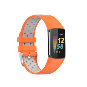 <span class=keywords><strong>Fitbit</strong></span>-Correa de <span class=keywords><strong>reloj</strong></span> de silicona para carga 5, hebilla de acero inoxidable, correa de <span class=keywords><strong>reloj</strong></span>, novedad de 2021 - Product Image 4