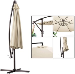 Logo personnalisé OEM conçu <span class=keywords><strong>de</strong></span> marque 2M 2.7M 8 pieds 9 pieds <span class=keywords><strong>Parasol</strong></span> commercial avec manivelle en métal - Product Image 4