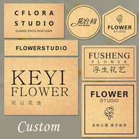 Autocollants en papier kraft épais polyvalents à adhérence extra forte et durable pour l'emballage des fleurs
