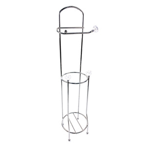 Nordic Fancy Bathroom Storage Hotel Paper Towel Stand Metal Rack Shelf Toilet Roll Paper Holders Tissue Holder
