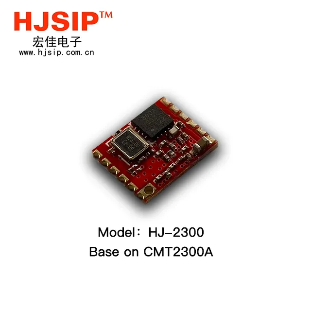 وحدة لاسلكية طويلة المدى HJSIP HJ-2300 CMT2300 بطارية 433 ميجاهرتز عالية الأداء وبطاقة منخفضة وحدة لاسلكية صغيرة الحجم وحدة إنترنت الأشياء