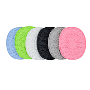 Modern Solid Pattern <b>Dog</b> Bowl Food Grade Soft Silent Silicone <b>Slow</b> <b>Feeder</b> with Suction Cups Automatic Outdoor Bowl - Product Image 5
