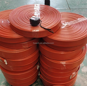 Ready to Ship Fireproof <strong>Silicone</strong> <strong>Rubber</strong> Coated Fiberglass Sleeves Insulated Flexible Fire Protection Equipment &amp; Accessory - Product Image 4
