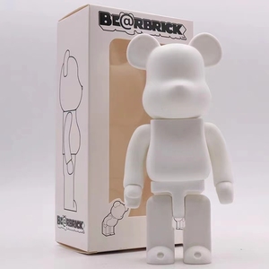 Decorazione domestica Bearbricks <span class=keywords><strong>Daft</strong></span> <span class=keywords><strong>punk</strong></span> 400% Bearbricks 28cm figura Bearbricks 1000% 70cm bianco e nero orso scultura in mattoni - Product Image 2