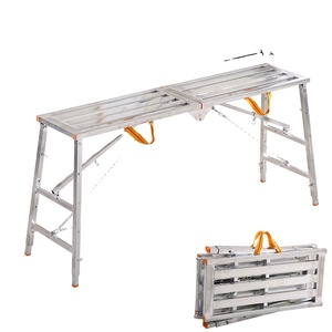 Multi-Gebruik Stairway Lichtgewicht Verstelbare Vouwen Klimmen Roestvrij <span class=keywords><strong>Ladder</strong></span> Voor Thuis Krukken Stalen Ladders - Product Image 1