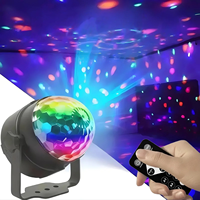 Lampe de scène RVB Family KTV & Disco Bar DMX512 Boule de cristal magique à LED rotative contrôlée pour les applications de fête et d'entrepôt