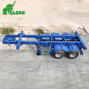 Châssis à prix d'usine pour remorque de <span class=keywords><strong>voiture</strong></span>, <span class=keywords><strong>camion</strong></span> porte-conteneurs squelette, semi-remorque de <span class=keywords><strong>transport</strong></span> - Product Image 5