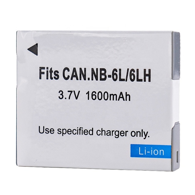 Battery PACK for CANON NB-6L PC1262 IXUS 85is IXUS 95is NEW NB-6LH Rechargeable SX500 SX510 SX260 IXUS300HS