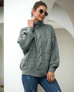 Camisola das mulheres Cardigan Mulheres Quente De Lã Malha Frente Gota Ombro Bordado Cardigan Camisola - Product Image 3