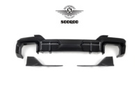 Diffuseur de pare-chocs arrière en Fiber de carbone SOOQOO Prepreg pour BMW X3 G01 Facelift M Sport 2022-2024