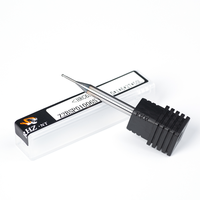 Fraise à queue sphérique en carbure CNC 2 mm, 2 cannelures, pour usinage de rainures profondes, haute dureté, service OEM ODM personnalisé