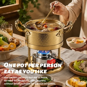 Wholesale Stainless Steel <b>Pot</b> Heavy Duty Manual Stockpot Professional <b>Soup</b> Cooking <b>Pot</b> Kitchenware Supply - Product Image 4