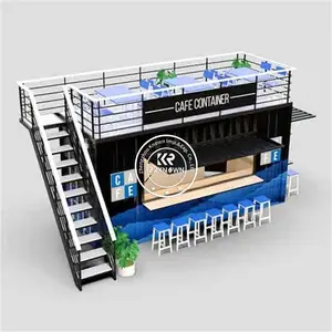 2024 Container Bar Mobile Container Bar 2 Calgary Bar and Restaurant Container for Sale Food