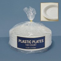 Assiettes en plastique jetables transparentes écologiques réutilisables de 10 pouces, assiettes à compartiments couleur or rose pour service de traiteur