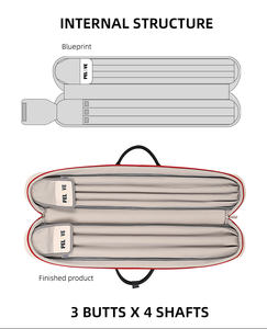 Étui en cuir pour queue de <span class=keywords><strong>billard</strong></span> et snooker 1/2, personnalisable, 3Bx4S, robuste, étanche, innovant, peut contenir des <span class=keywords><strong>accessoires</strong></span> - Product Image 5