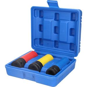 BRILLIANT TOOLS - BT691005 Jeu de douilles à chocs 1/2 ''pour jantes en aluminium 17/19/21mm (3 pcs.) -EAN 4042146844229 FREINS ET ROUES - Product Image 1