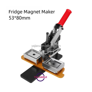 53*80Mm Hình Chữ Nhật Tay Báo Chí Tủ Lạnh Nam Châm Máy Làm Tùy Chỉnh Hình Ảnh Tủ Lạnh Nam Châm Nút Nhà Sản Xuất Nút Máy Kit - Product Image 2
