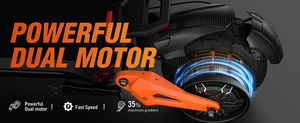 Patinete Todoterreno FREEBOY de Doble Motor, Neumáticos Gruesos de 11 Pulgadas, Plegable para Adultos, Envío Rápido desde Almacén en EE. UU. y la UE, H9 Freeboy Scooter - Product Image 4