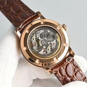 Matte <b>Black</b> Dial Rose Gold Case Mechanical Timepiece <b>Men</b> Small Seconds 2026 New Luxury Gents Dress <b>Watch</b> <b>Black</b> Leather - Product Image 3