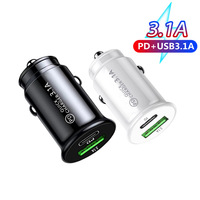 Promo USB PD 3.1A Bahan Tahan Api Pengisi Daya Cepat Laptop Ponsel Mobil QC3.0 Tipe-C OVP Earphone Kamera
