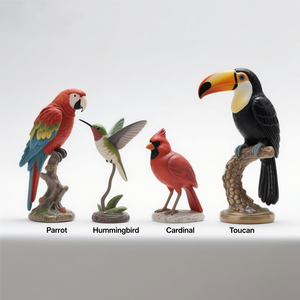 <span class=keywords><strong>Pot</strong></span> <span class=keywords><strong>à</strong></span> crayons en résine en forme de perroquet et de toucan, support de stylos coloré en forme d'oiseau tropical, décoration de bureau personnalisable, vente en gros - Product Image 3