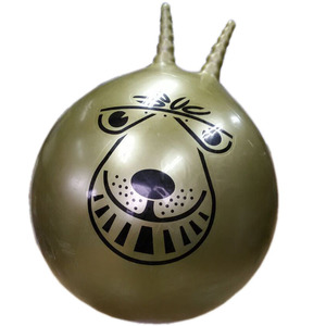 Balle rebondissante en PVC pour animaux avec poignées Balle de saut pour enfants de 3 à 9 ans - Product Image 2
