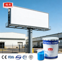 Peinture de finition acrylique polyuréthane antirouille résistante aux intempéries pour la prévention de la corrosion des panneaux publicitaires extérieurs en acier