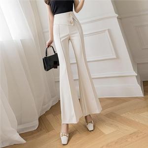 <span class=keywords><strong>Pantaloni</strong></span> Slim Micro Slim a <span class=keywords><strong>Gamba</strong></span> <span class=keywords><strong>Larga</strong></span> da <span class=keywords><strong>Donna</strong></span>, <span class=keywords><strong>Pantaloni</strong></span> Eleganti alla Moda - Product Image 5