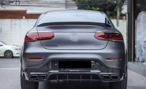 XH Benz GLC Coupé GLC43 GLC63 2020- Nuovo Diffusore Posteriore Paraurti in Fibra di Carbonio Migliorato, Montaggio Universale 1 - Product Image 1