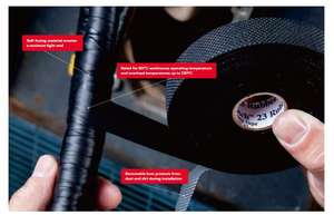 3 M 23 Empalme de goma <span class=keywords><strong>Cinta</strong></span> autofusible para aislamiento de cables - Product Image 5