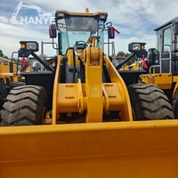 Chargeuse sur pneus d'occasion LinGong LG956L, chargeuse frontale lourde pour carrière, nasse à sable, construction routière, chargement de matériaux en vrac SDLG