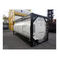 Conteneur de stockage de liquides chimiques ISO à compartiment unique de 20 pieds pour hydrogène et acide acétique