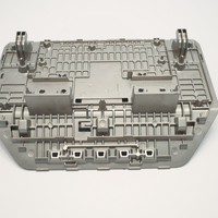 Support de panneau en aluminium moulé sur mesure OEM ODM, cadre moulé par injection CNC pour boîtier de module de commande de véhicule