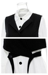 Polali — chemisier Vintage de luxe pour femmes, manches bouffantes blanches, gilet, chemisiers et chemises de printemps - Product Image 4