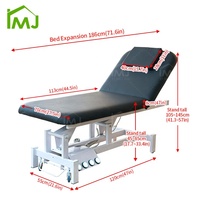 Table de massage électrique pour esthéticienne, lit de beauté pour salon, spa facial et extensions de cils