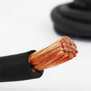 Superflex-cable de soldadura de cobre, cable de soldadura de cobre, 1/0, 2/0, 3/0 AWG