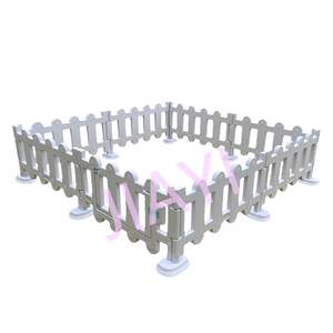 ملعب ناعم بلاستيك أبيض ساحة لعب لعب لعب خارجية قفص لعب أطفال حديقة خلفية بلاستيك قفص لعب لينة سياج لعب - Product Image 1