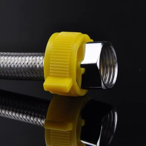 Tuyau tressé en acier inoxydable 1/2 po 304, flexible, haute pression, pour chauffe-eau, toilettes, raccord de plomberie - Product Image 2