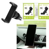 Support de téléphone portable universel SUNING pour voiture, fixation sur grille d'aération avec déverrouillage à une touche, en plastique ABS, pour smartphone, fabriqué en Chine
